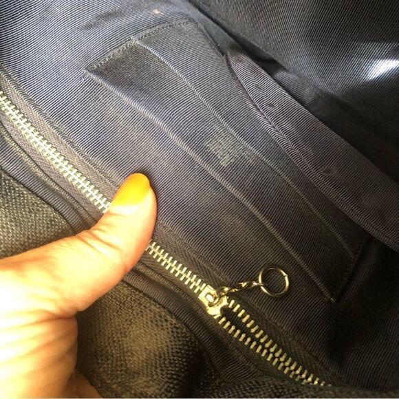 Vintage beaded purple floral feather design vintage handbag - Picture 9 of 11